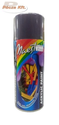 Maestro fényes aer.400ml szürke RAL7011