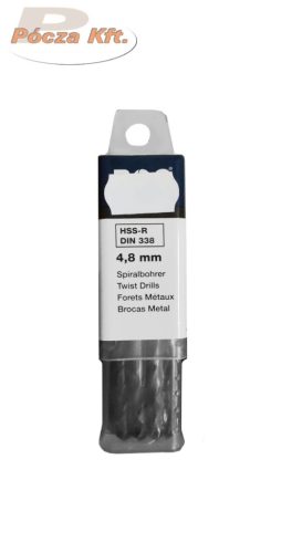 Fémfúró BOC fekete 4,8 mm