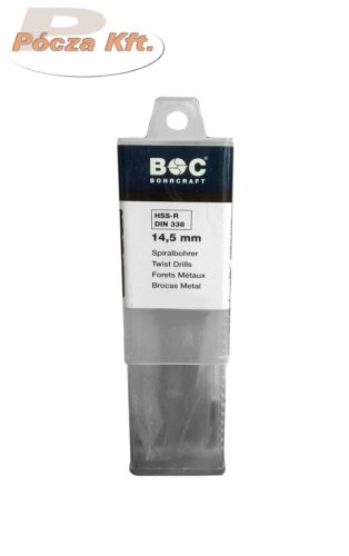 Fémfúró BOC fekete 14,5mm