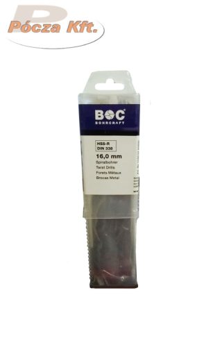 Fémfúró BOC fekete 16mm
