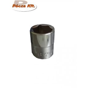 Dugókulcsfej 3/8" 16mm Hans