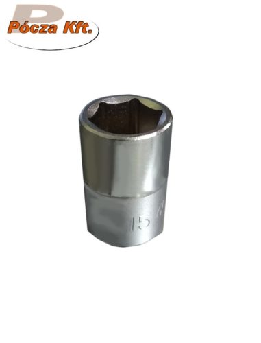 Dugókulcsfej 1/2" 15mm Hans