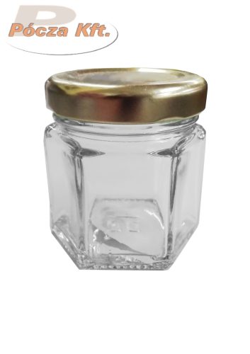 Üveg mézes szögletes 0,47ml