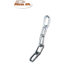 Horg.lánc 3mm rövidszemű galv. horg.