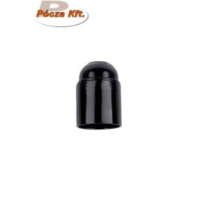 Foglalat E27 műanyag fekete GAO