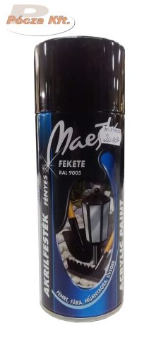 Maestro fényes aer.400ml fekete