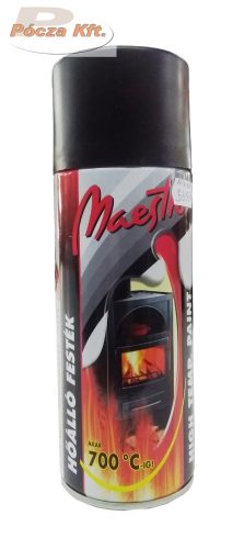Maestro hőálló aer.400ml fekete