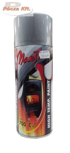 Maestro hőálló aer.400ml ezüst RAL9022