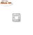 Loxone Intercom és NFC Code Touch TREE számára 1-es keret fehér/ezüst
