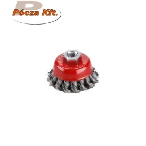 Drótcsiszoló fazékkefe sarokcsiszolóhoz 65mm