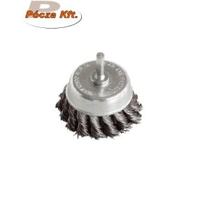 Drótcsiszoló fazékkefe fúrógéphez 75mm