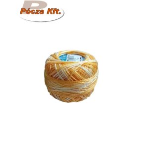 Hímzőfonal 10g narancssárga-melírozott 18