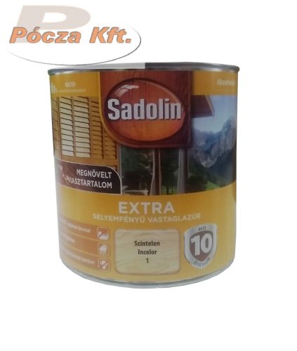 Sadolin Extra vastaglazúr 2,5L színtelen 1