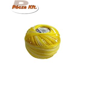 Hímzőfonal 10g citromsárga-melírozott 14