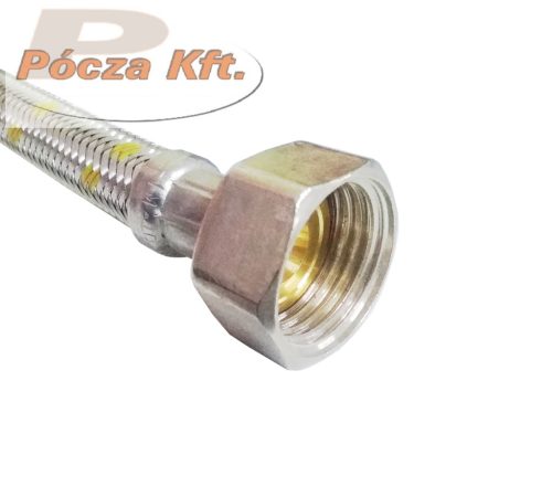 Flex. bekötőcső 1/2-1/2 BB 60cm gázhoz KIFUTÓ