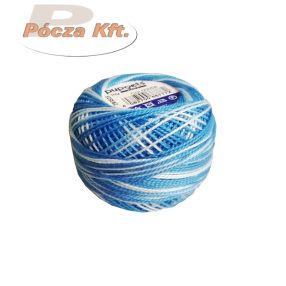 Hímzőfonal 10g kék-melírozott 58