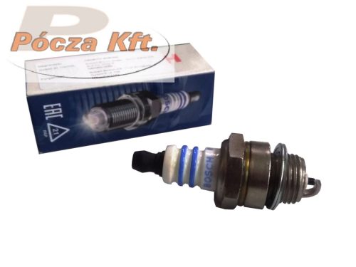 Gyújtógyertya WSR6F/CJ7Y kétütemű motorhoz  rövid menetű BOSCH
