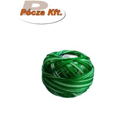 Hímzőfonal 10g zöld-melírozott 74