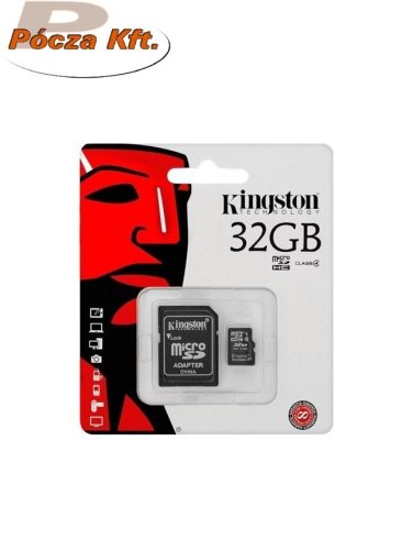 MicroSD kártya Kingston 32GB