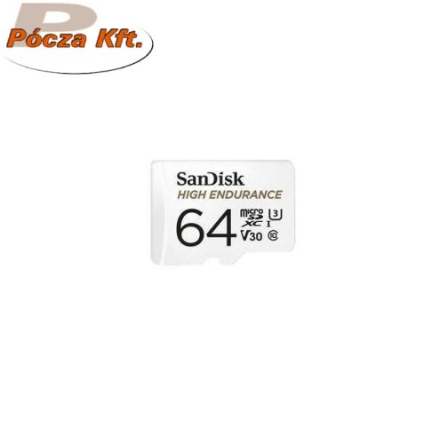 MicroSD kártya SanDisk 64GB High Endurance