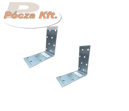 Sarokvas 80x80x40mm 2mm