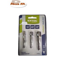 Dugókulcs adapter készlet