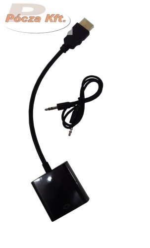 HDMI-VGA és audio átalakító AX-101