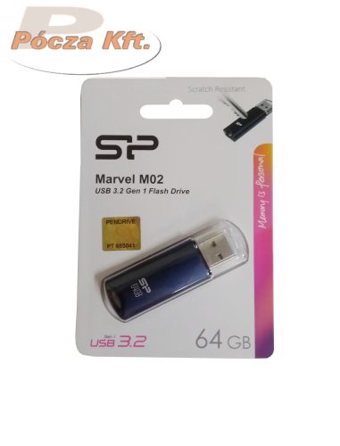 PenDrive 64Gb USB3.2 Silicon Power kék Marvel M02 