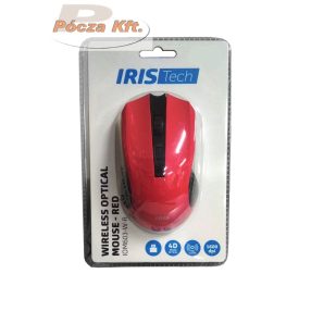   Számítógép egér vezeték nélküli Iris IOM603-W-R piros