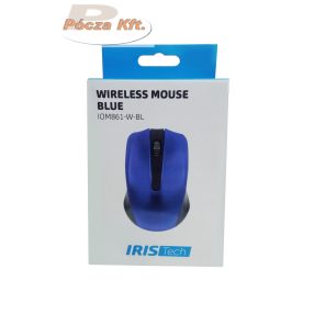   Számítógép egér vezeték nélküli Iris IOM861-W-BL kék