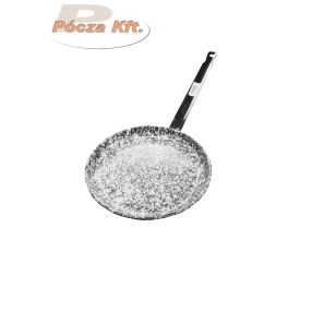 Palacsintasütő 23cm mákos zománcozott