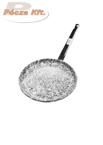 Palacsintasütő 23cm mákos zománcozott