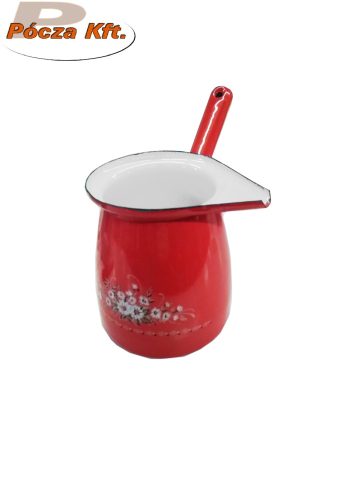 Kávékiöntő öblös zománc 0,6L csőrös nyeles