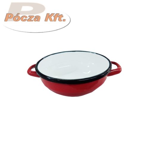 Paraszttál zománc piros 26 cm