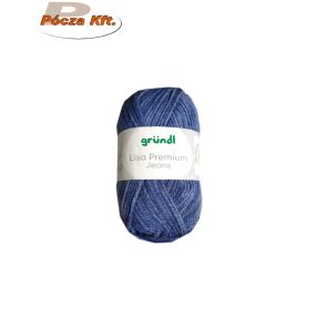 Lisa kötőfonal 50gr melíros kék 06 Jeans