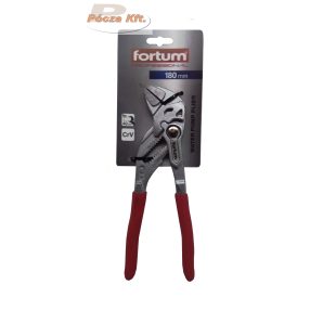 Vízpumpafogó 180mm gumírozott markolat Fortum