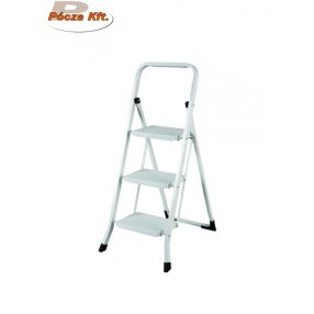 Háztartási fémlétra Alu. 2+ 1 fokos 150kg