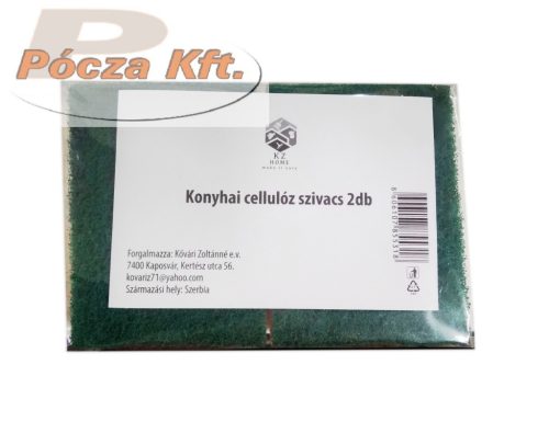 Konyhai cellulóz szivacs,2 db,KZ HOME