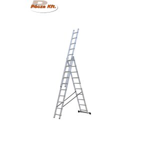 Alu létra 3x10 fokos  max:5,50m 12859