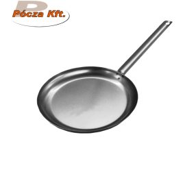 Palacsintasütő 27cm acél csiszolt