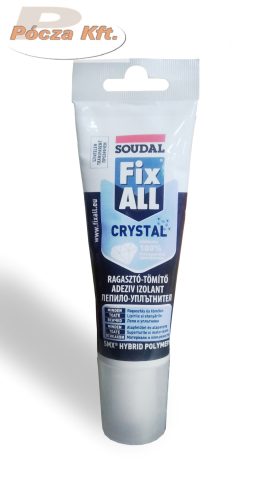 Soudal fix all cristal rag.125ml