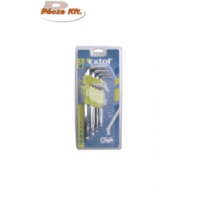 Imbuszkulcs készlet 9db-os Extol