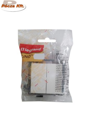 Suno fehér sülly 106+6 váltókapcsoló keret nélk