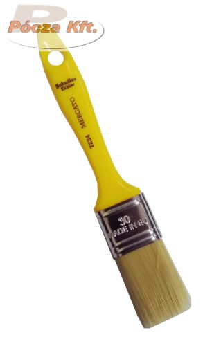 Ecset lapos sárga 30mm 1" Schuller