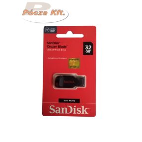 USB Flash Drive 32GB USB2.0 Sandisk fekete-piros