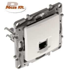 Niloé RJ45 Cat5e aljzat fehér