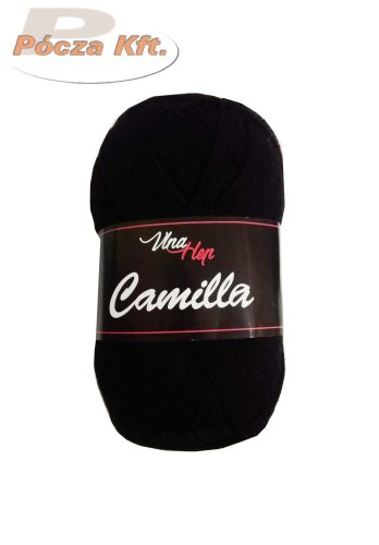 Camilla horgoló fonal fekete 8001 Amigurumi