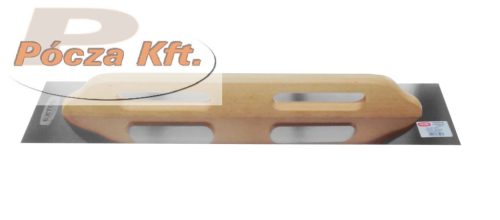 Glettvas 680x128x80mm rozsdamentes bükkfa nyéllel