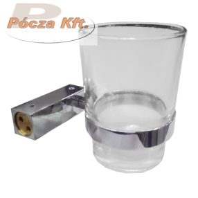 Pohártartó üveg pohár KIFUTÓ!