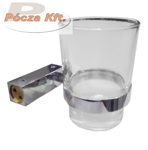 Pohártartó üveg pohár KIFUTÓ!